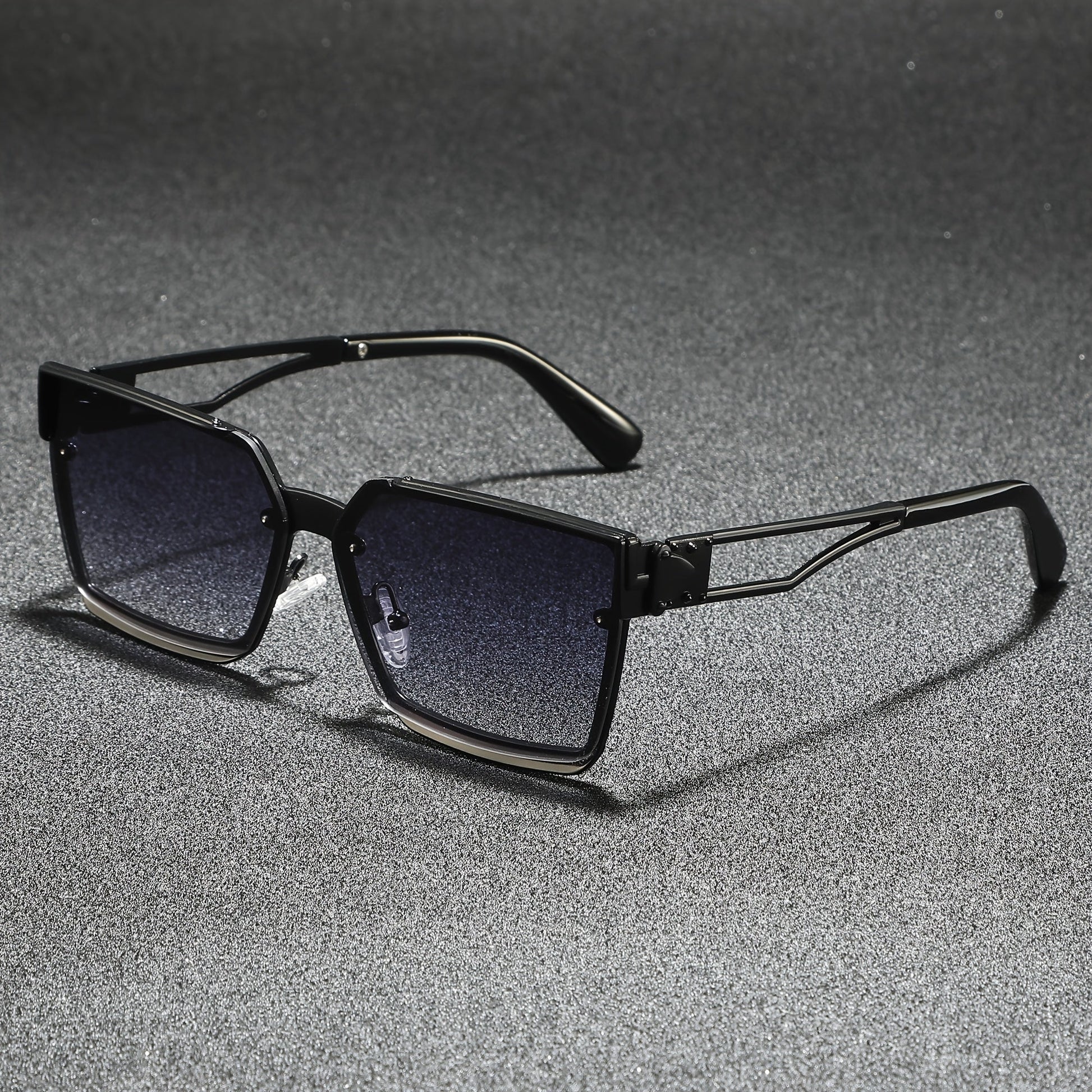 Classic retro half-frame everyday shades for men | Viridian -5