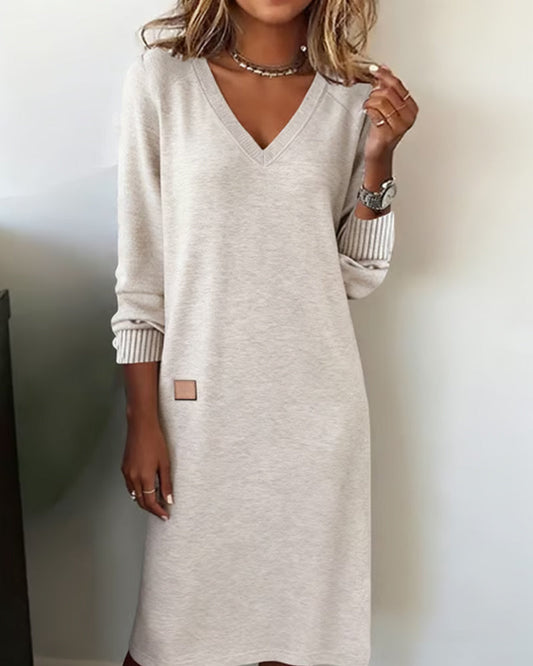 Comfortable relaxed everyday dress for women | Jana -1