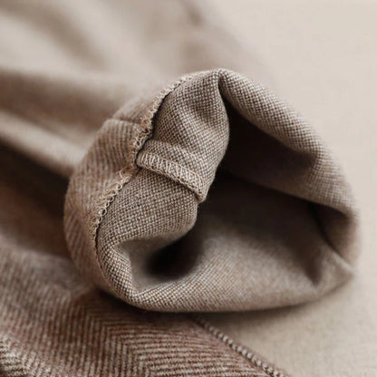 Heritage herringbone tailored trousers for men | Alden