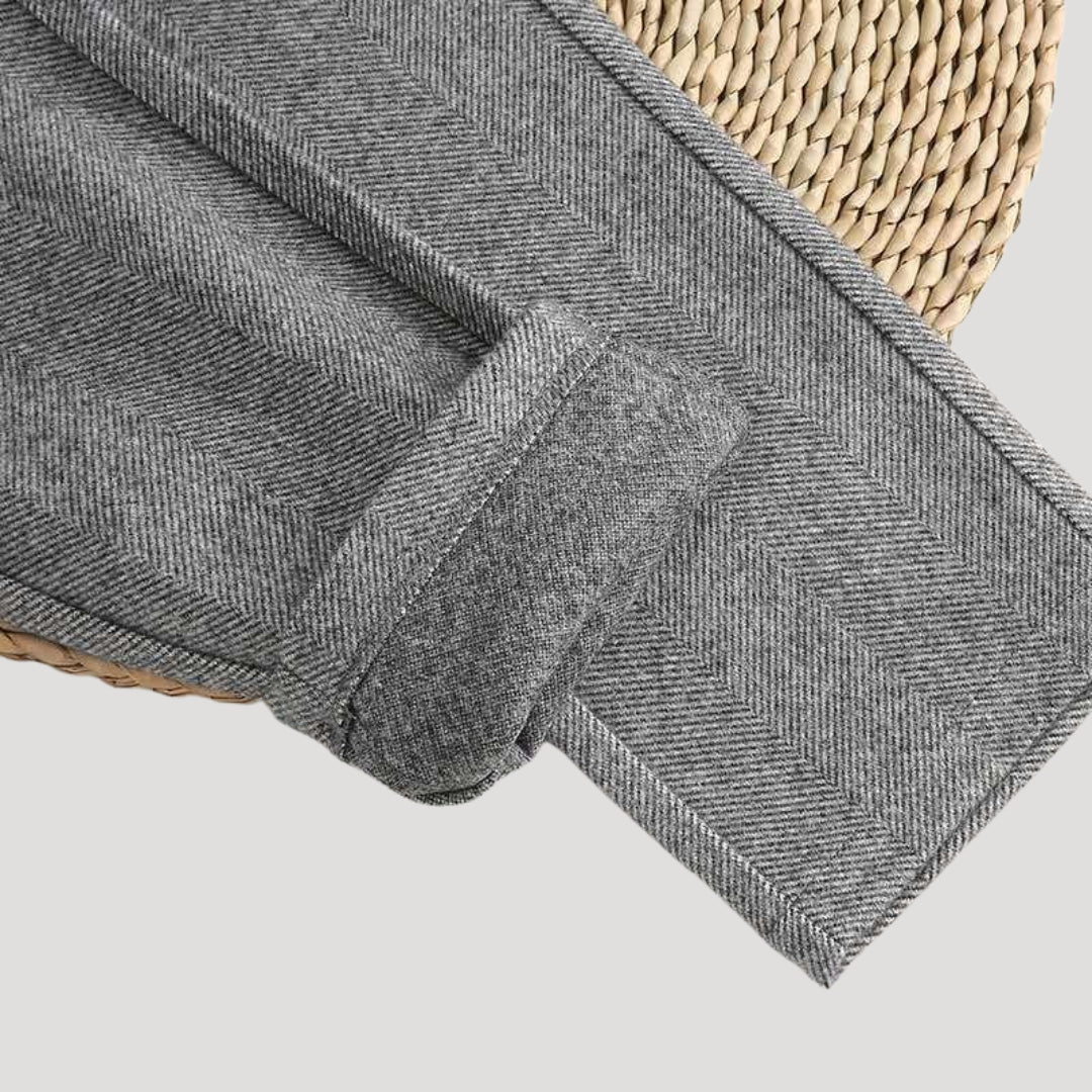 Heritage herringbone tailored trousers for men | Alden