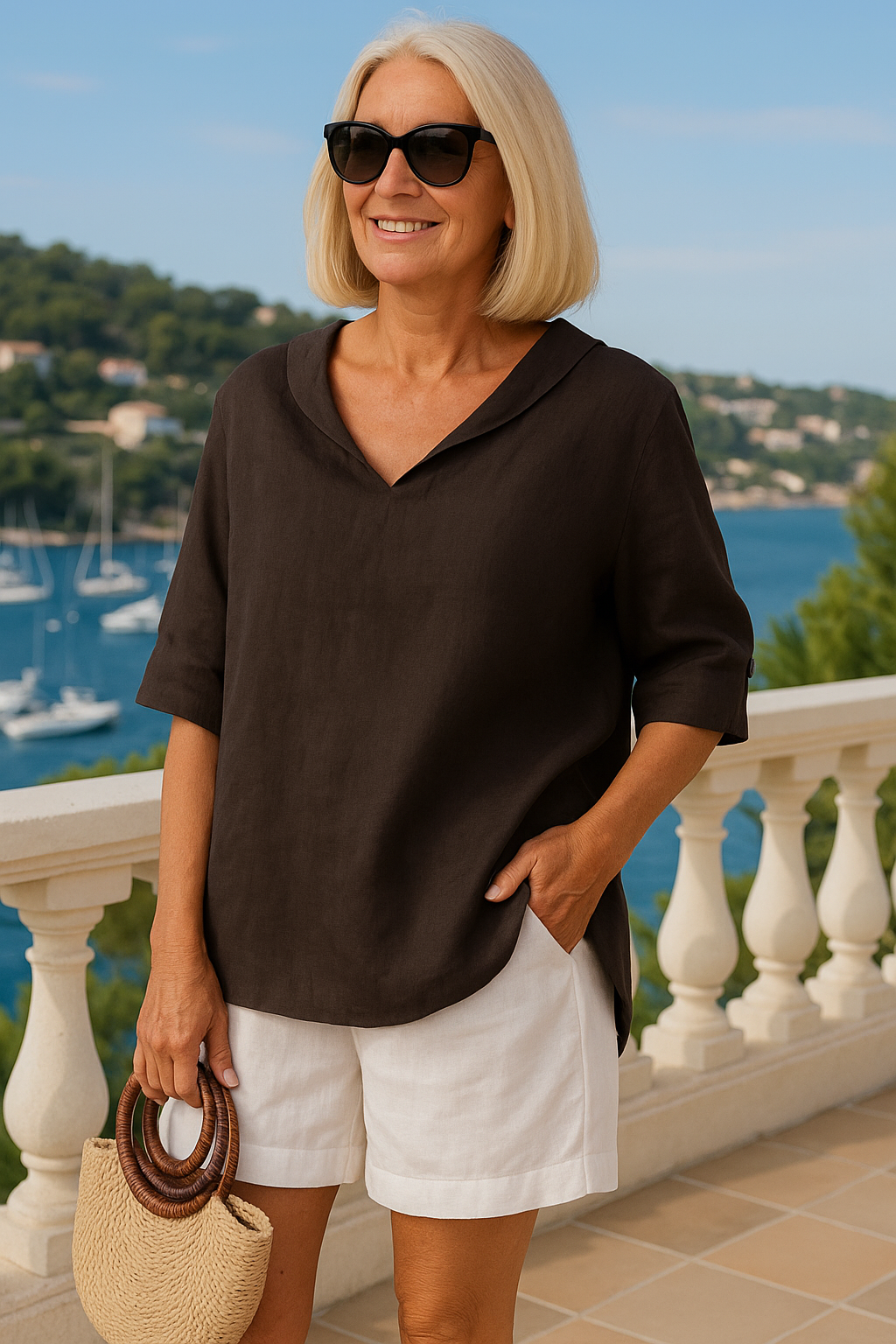 Effortlessly flattering blouse for women | Marena