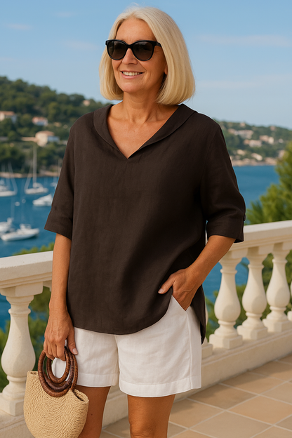 Effortlessly flattering blouse for women | Marena