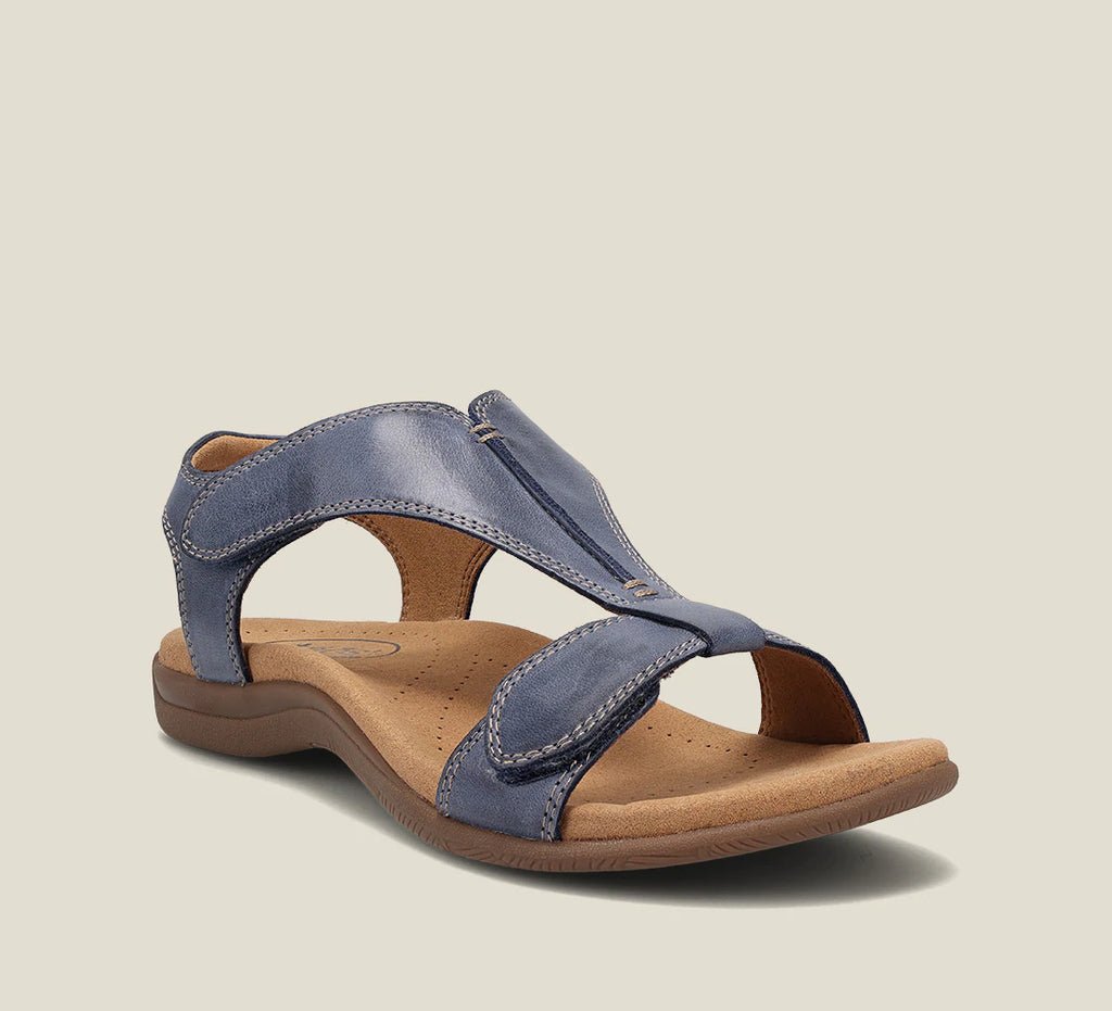 Orthopedic leather comfort sandals for women | Rinah -2
