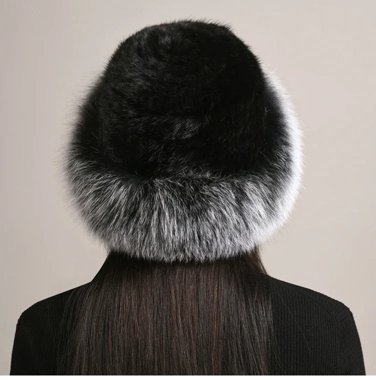 Valentina mink fur hat for women | Aurora -5