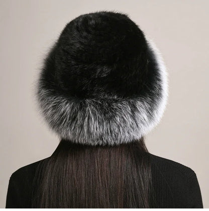 Valentina mink fur hat for women | Aurora -5