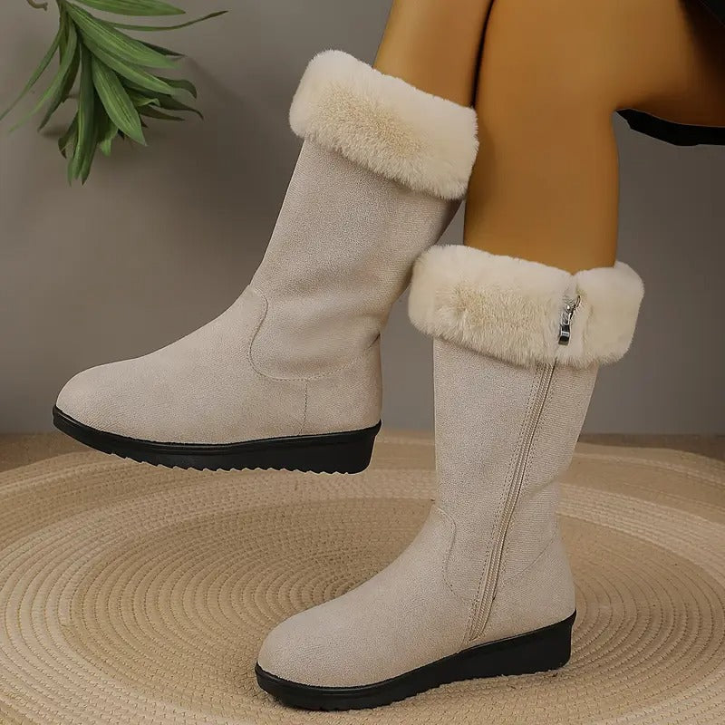 Cosy fur-lined warm winter boots for women | Hailey -2