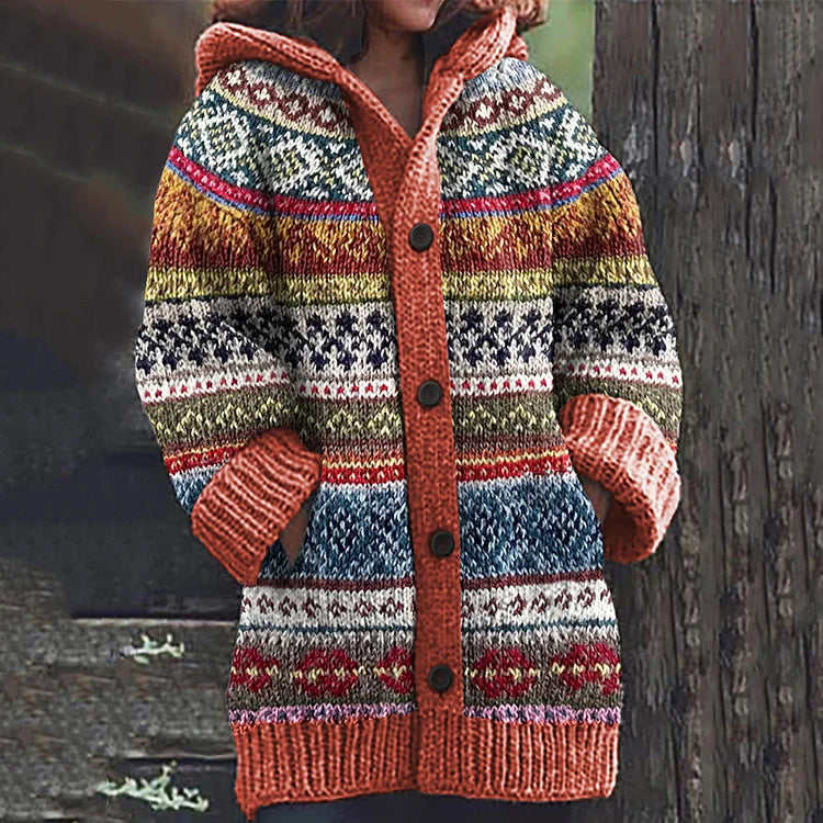 Soft thick cosy winter cardigan for women -3