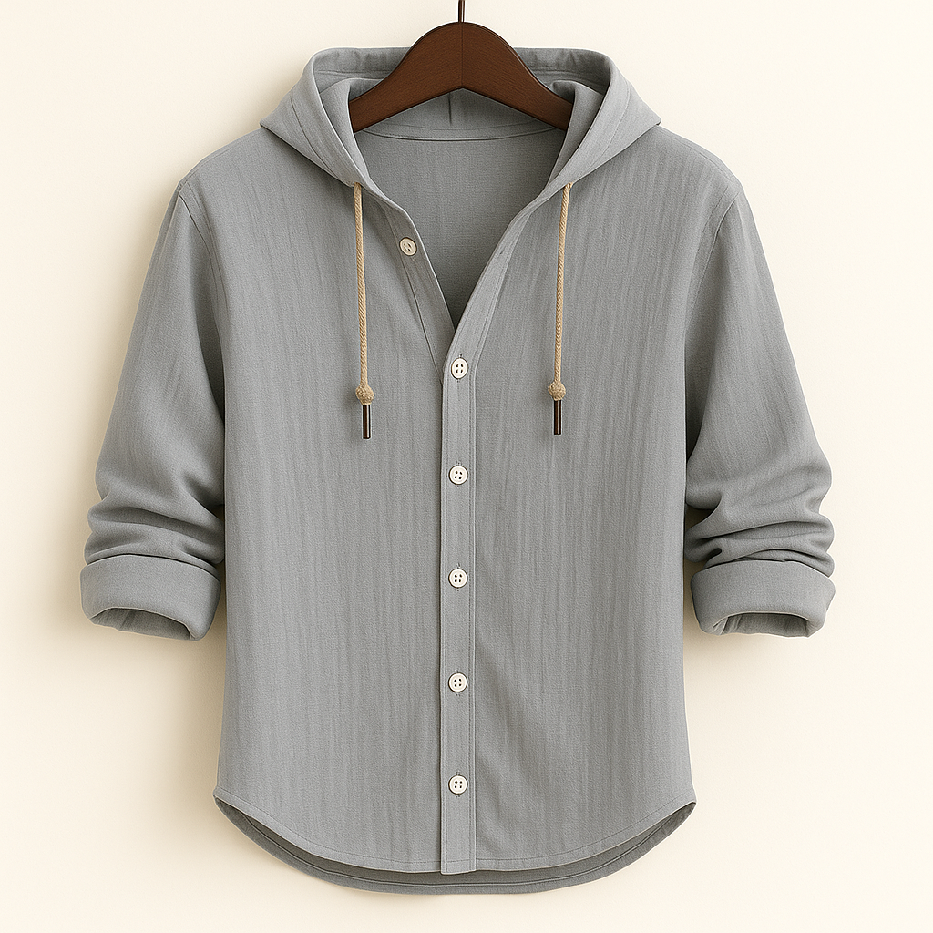 Casual hooded everyday shirt for men | Emerson -3
