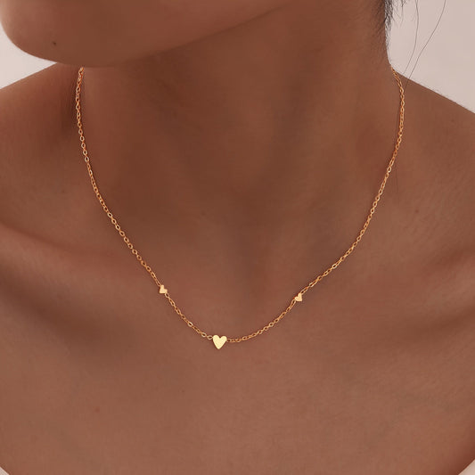 Heart charm necklace for women | Aurora