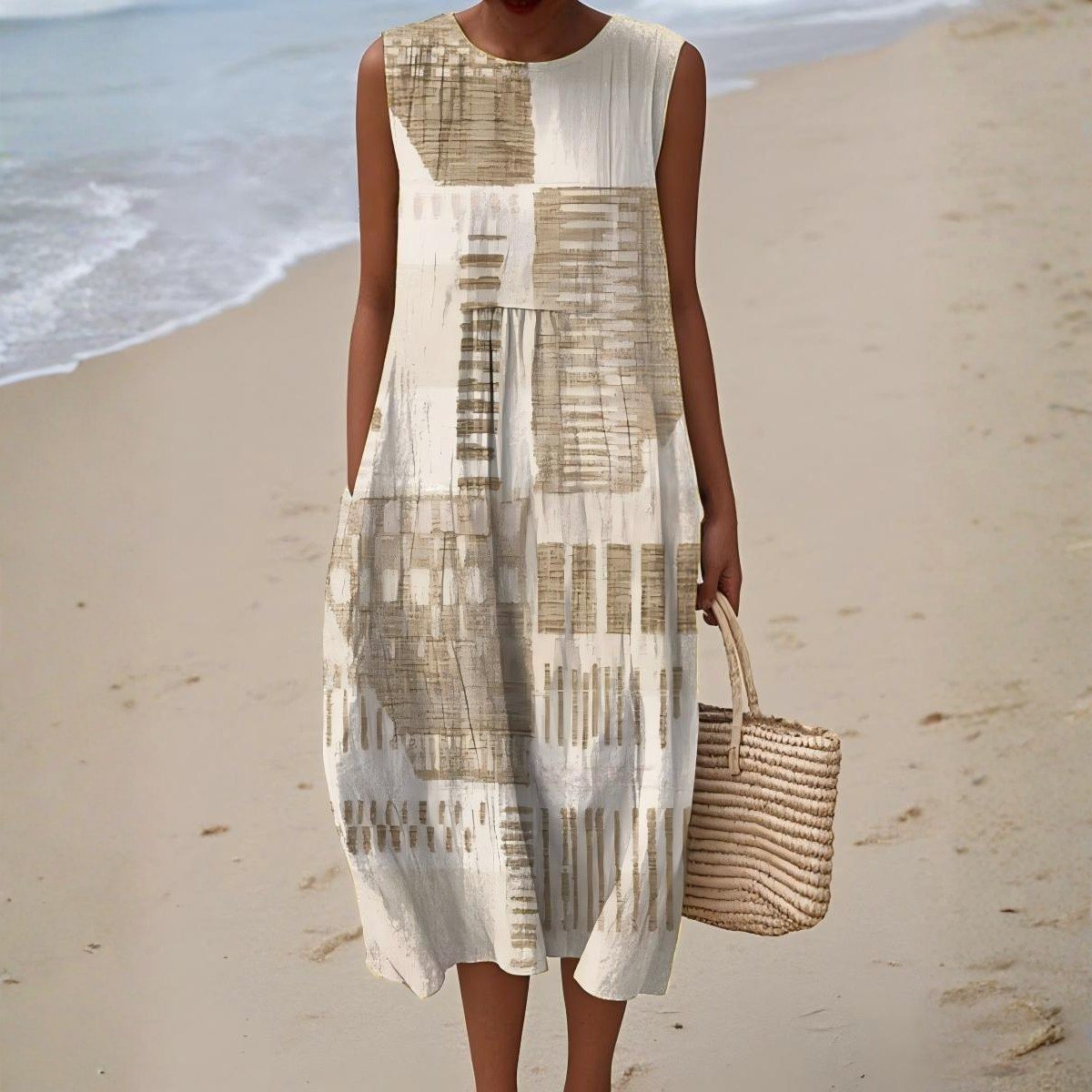 Abstract summer dress for women | Helena