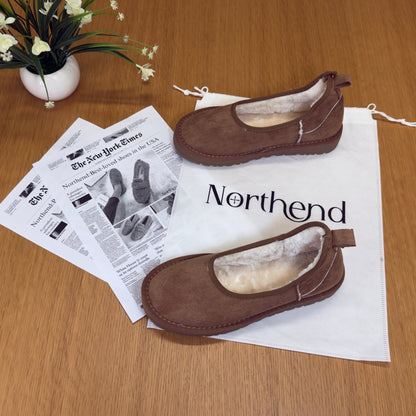 Elegant cosy winter loafers for women | Norelle -6