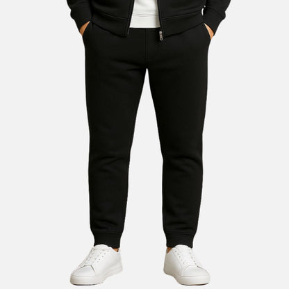 Luxury zip-up smart casual tracksuit set for men -7