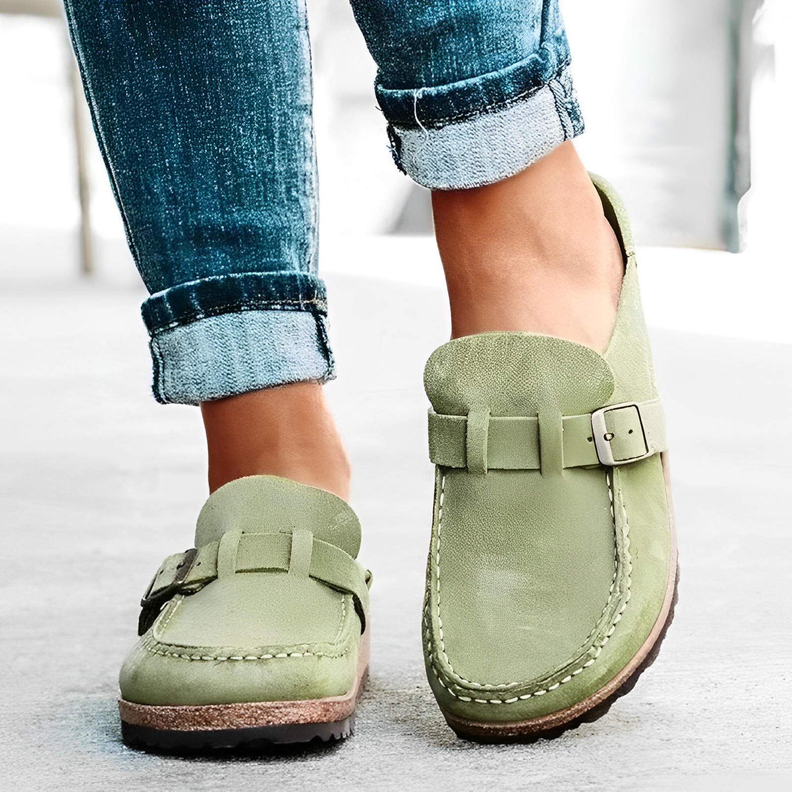 Comfort fit mules for women | Cushioned Support -1