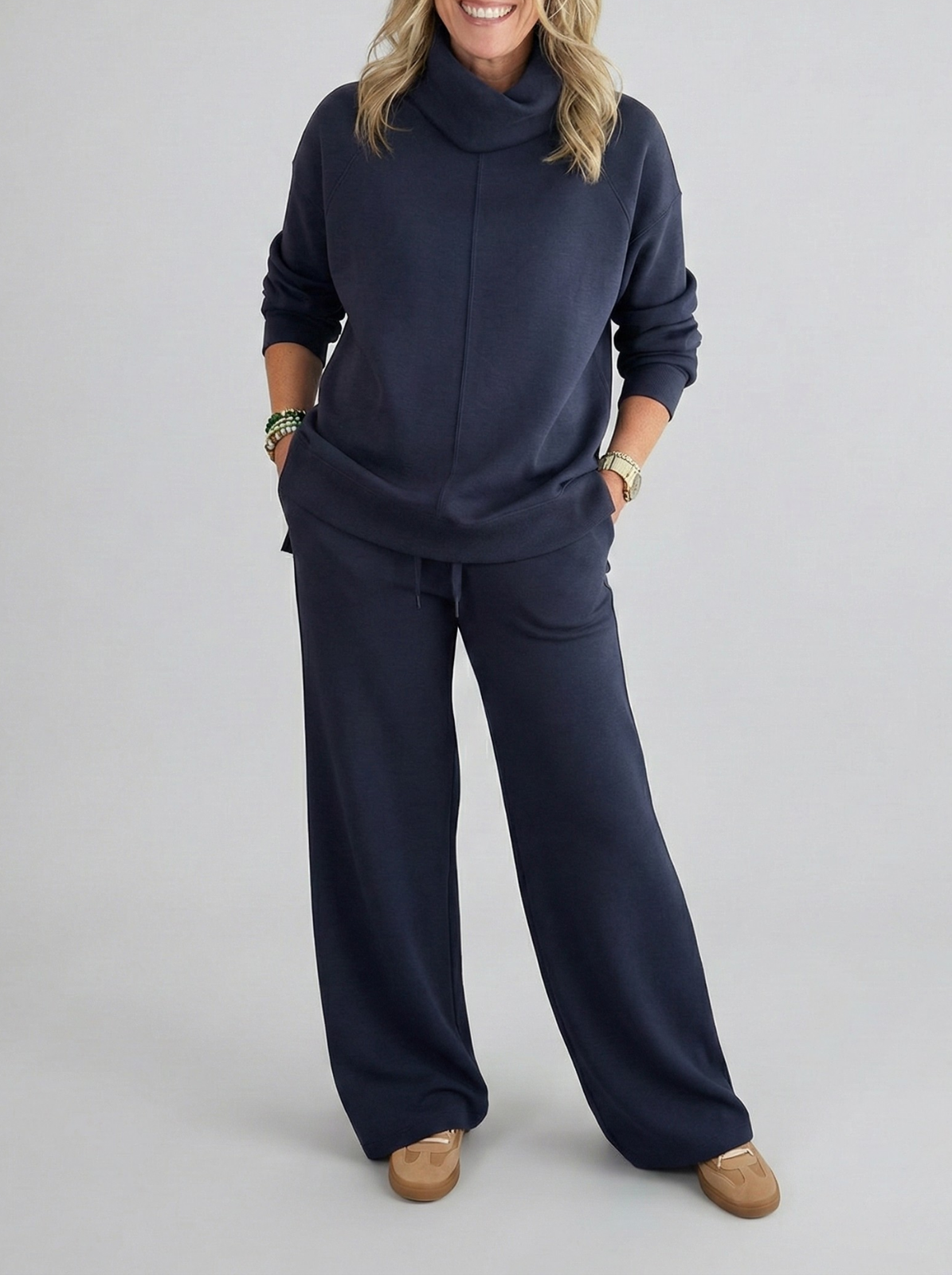 Soft elegant everyday co-ord set for women | Cecilia -5