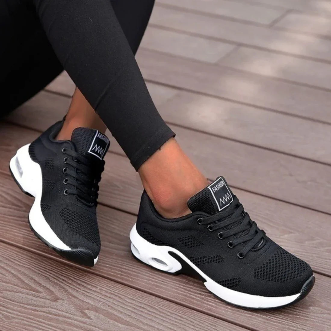 Aurelle Laurine breathable running trainers for women