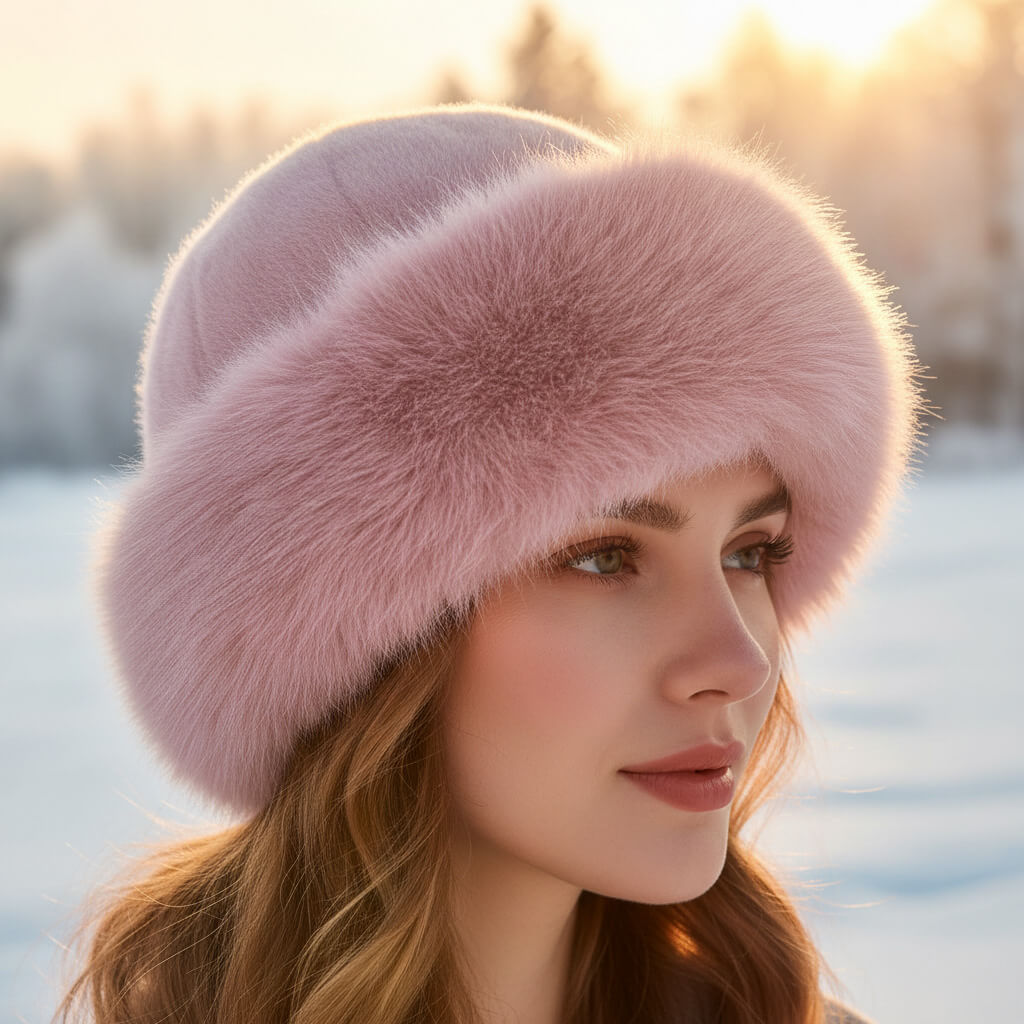 Bonnet texture douce style retro piece for women | Perrine -6