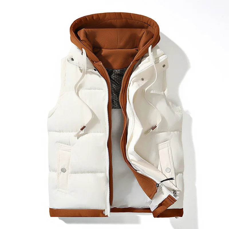 Soft shell hooded puffer for men | Arlo -4