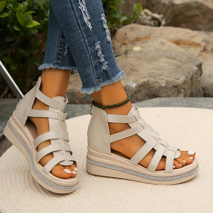 Elegant gladiator sandals for women | Calira -1