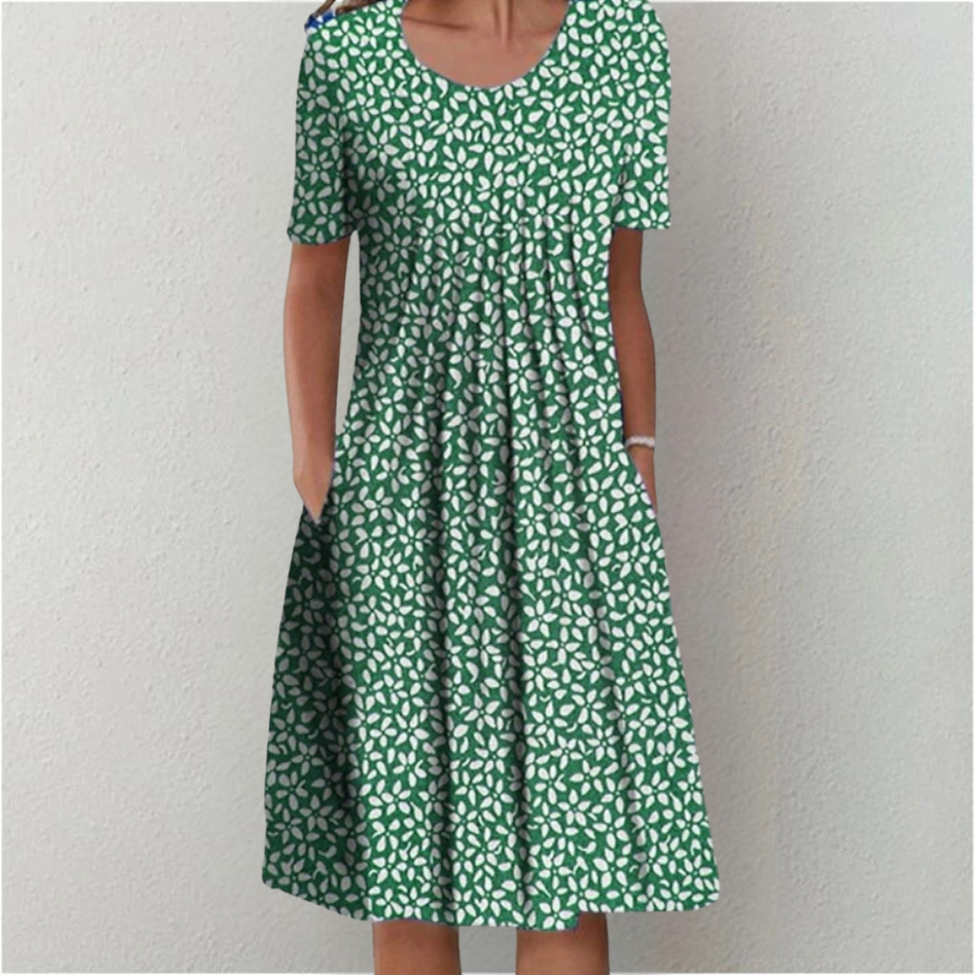 Floral midi dress for women | Isla -9