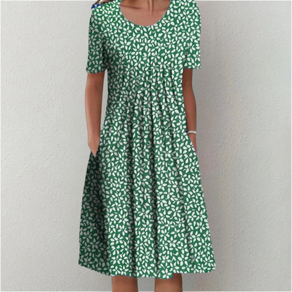 Floral midi dress for women | Isla -9