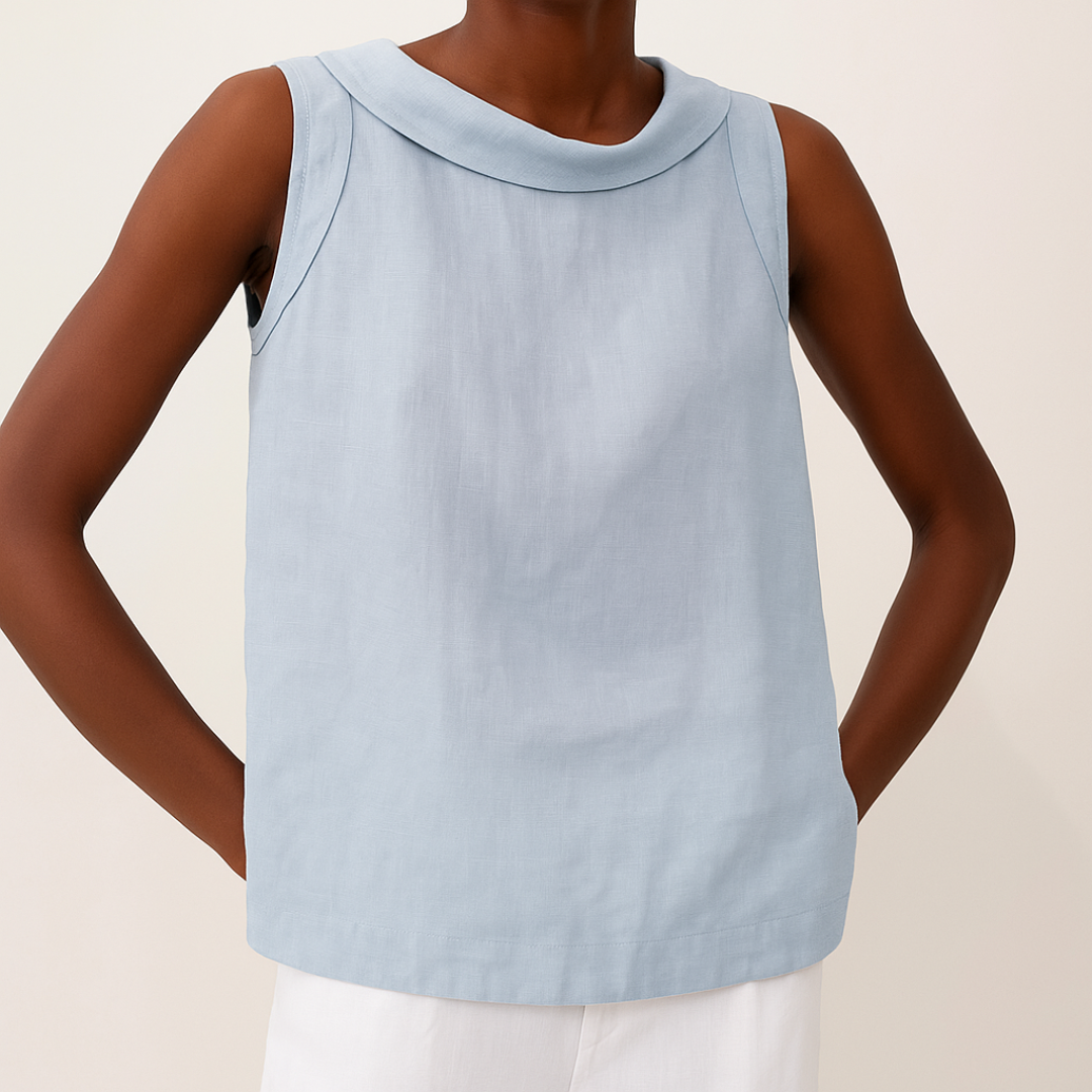 Sleeveless elegant top for women | Breathable -5