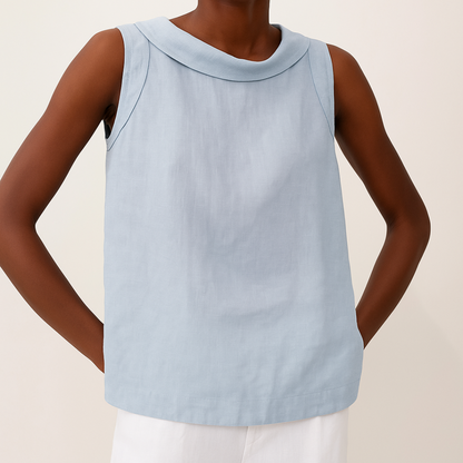 Sleeveless elegant top for women | Breathable -5