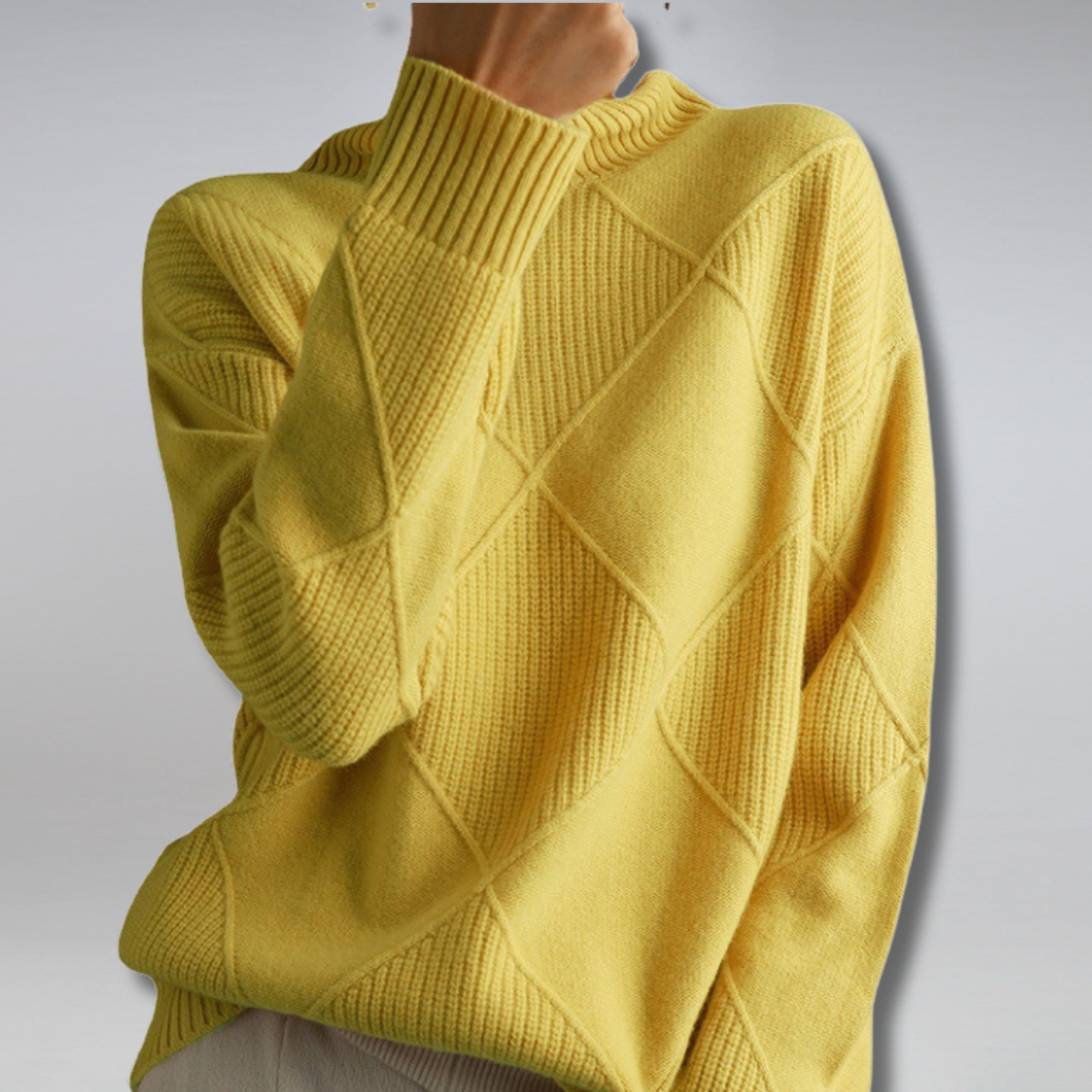 Soft jumper roll-neck for women | Seraphine -1