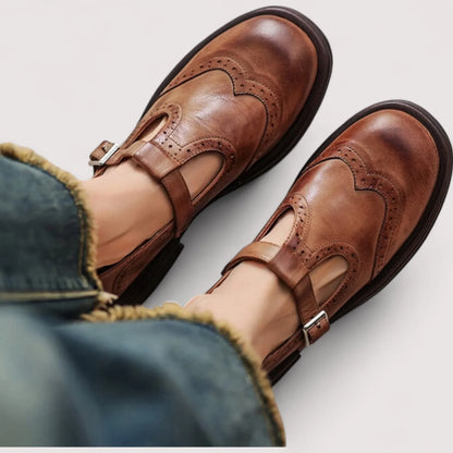 Classic comfort mary jane shoes for women | Adjustable Strap -1