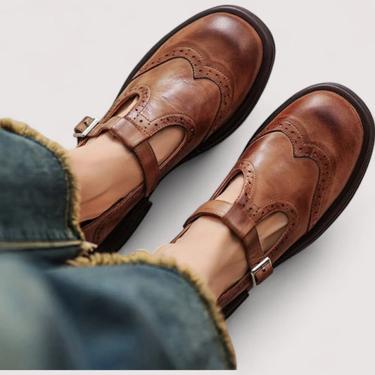 Classic comfort mary jane shoes for women | Adjustable Strap -1