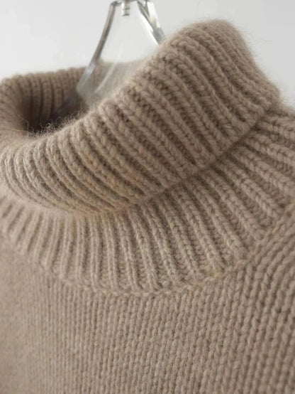 Relaxed turtleneck jumper for women | Arden -7