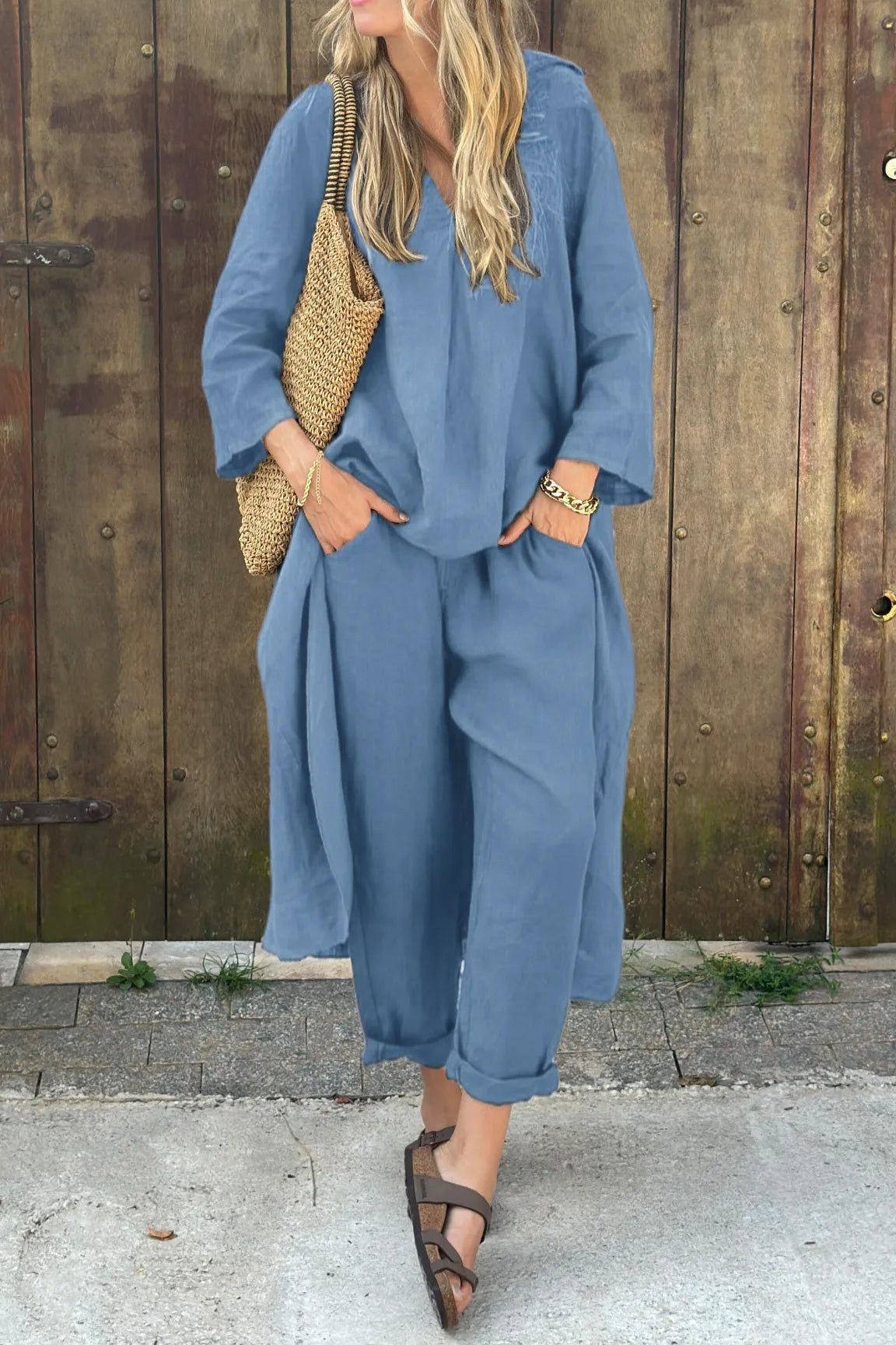 Stylish relaxed casual co-ord set for women | Olivia -5