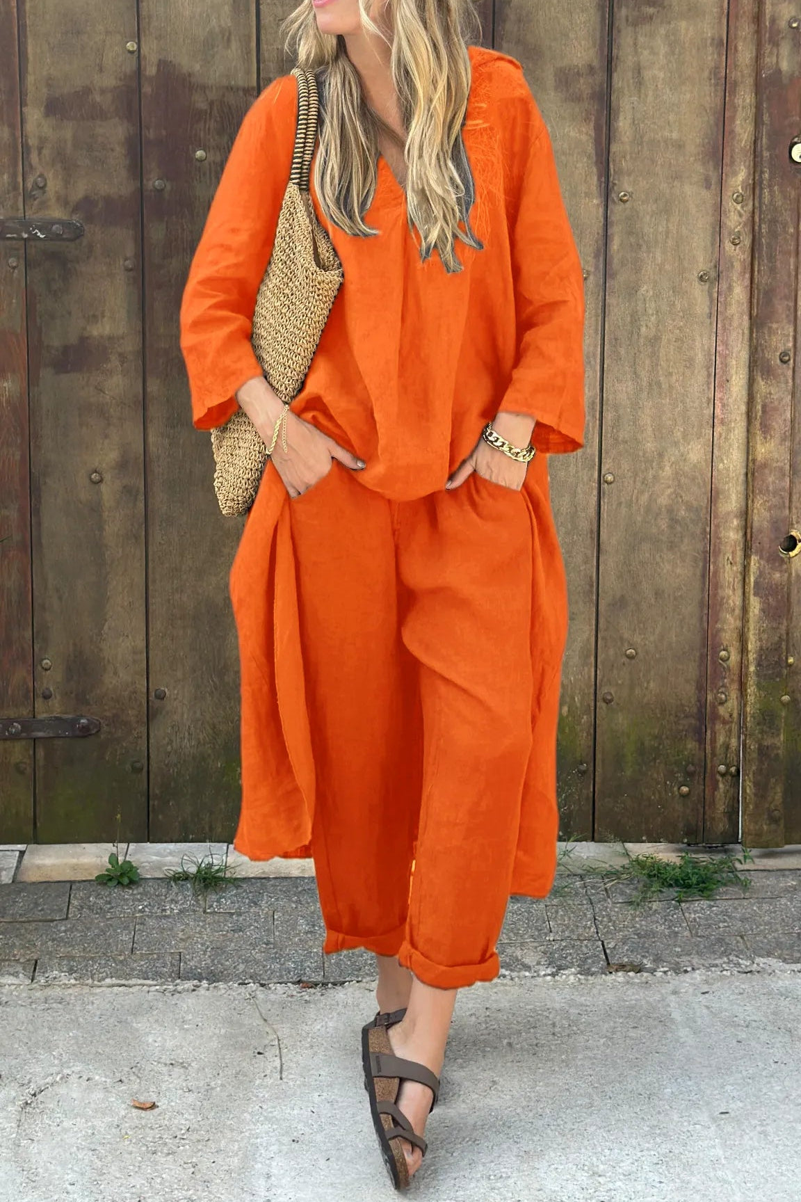 Stylish relaxed casual co-ord set for women | Olivia -7