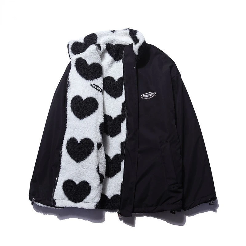 Parka double face forme cœur for women | Adeline -5