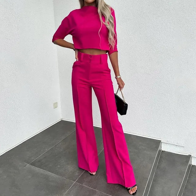 Autumn fashion versatile matching set for women | Adeline -4