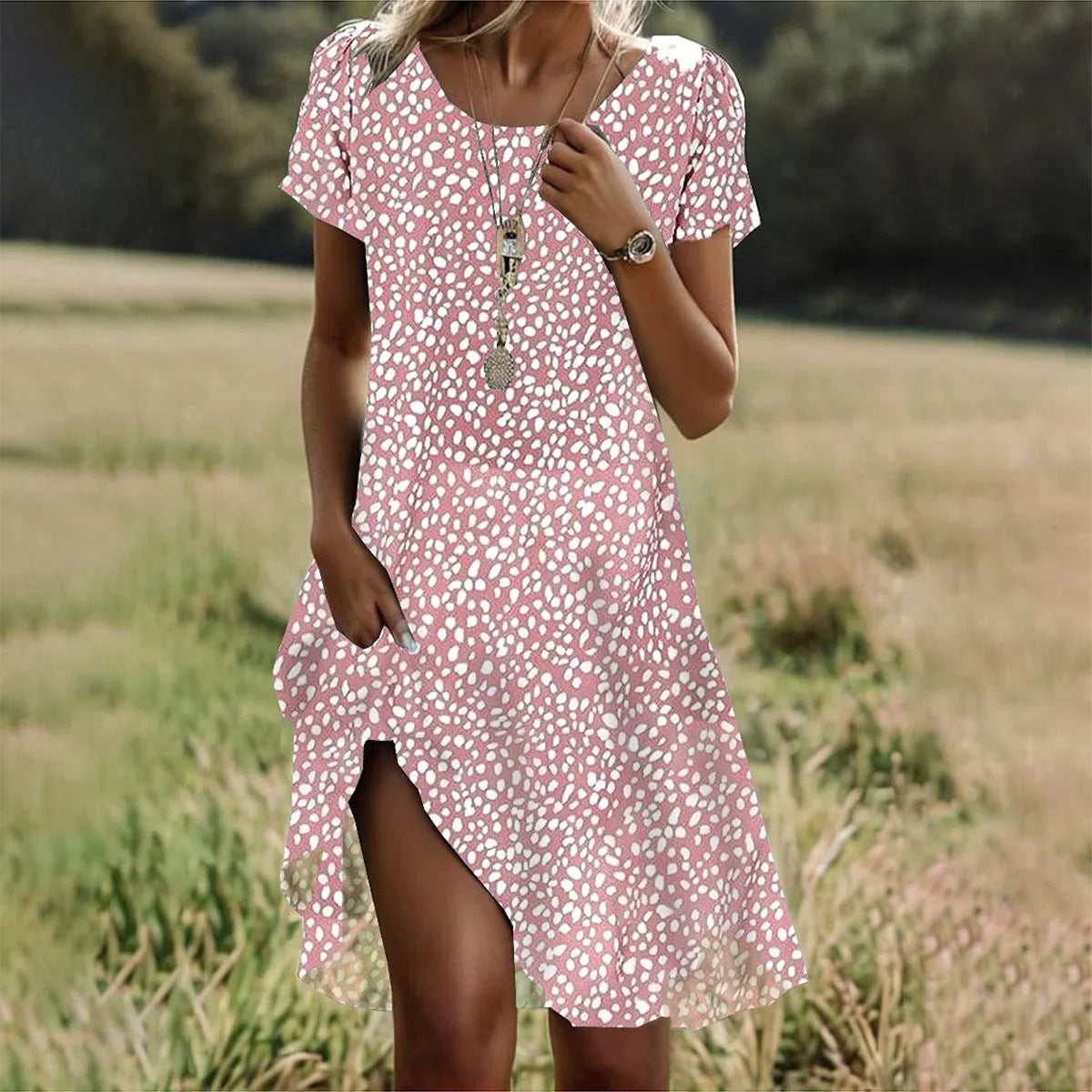 Boho chic summer dress for women | Sienna -6