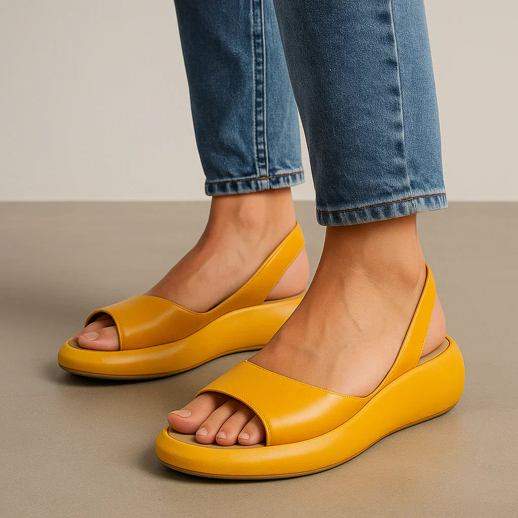 Elegant slingback open-toe sandals for women | Lunara -1