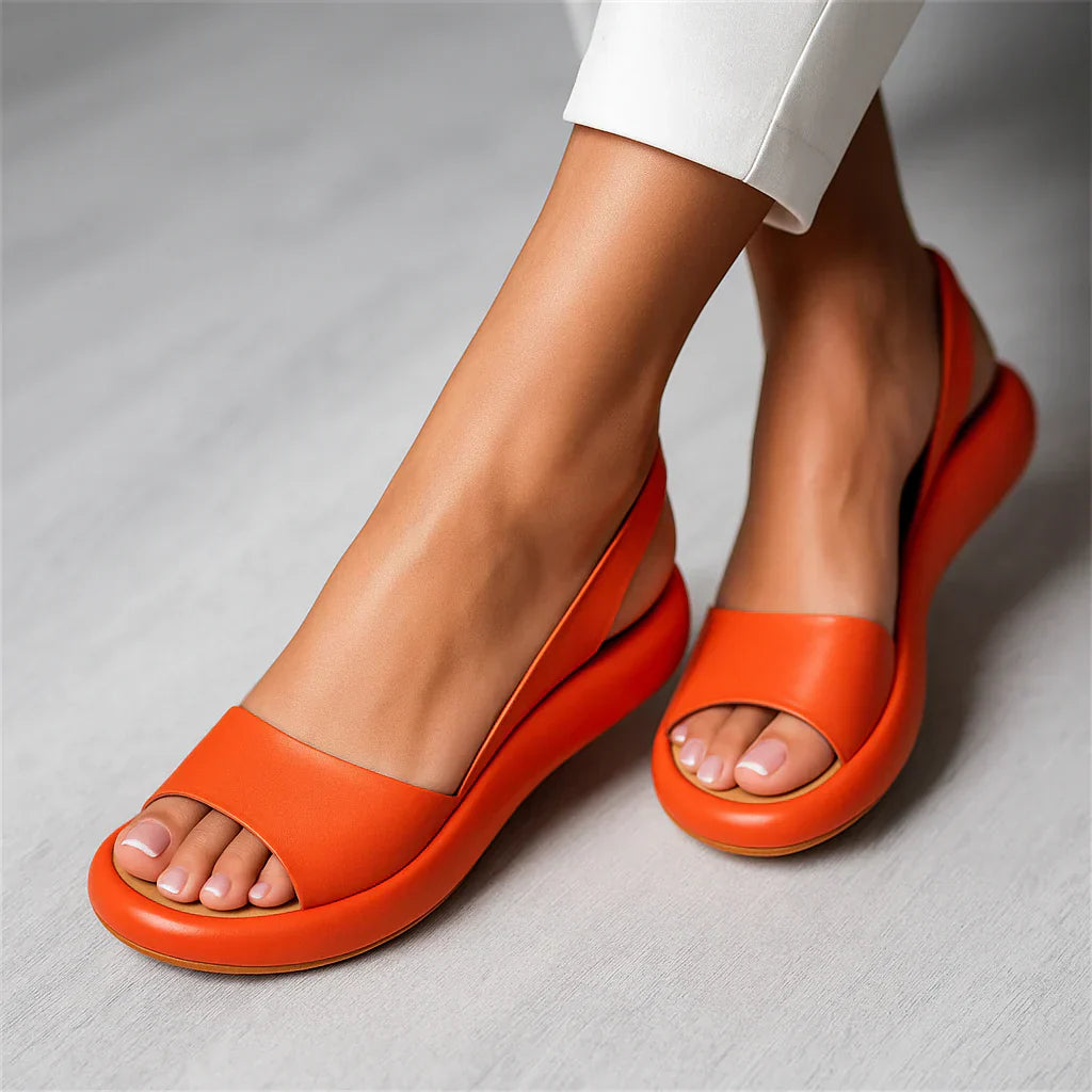 Elegant slingback open-toe sandals for women | Lunara -7