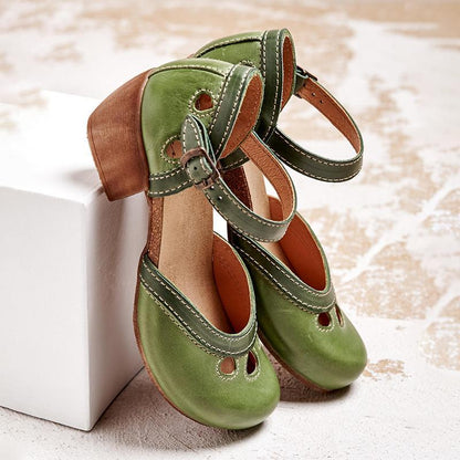 Comfortable low-heeled sandals for women | Amanda -2