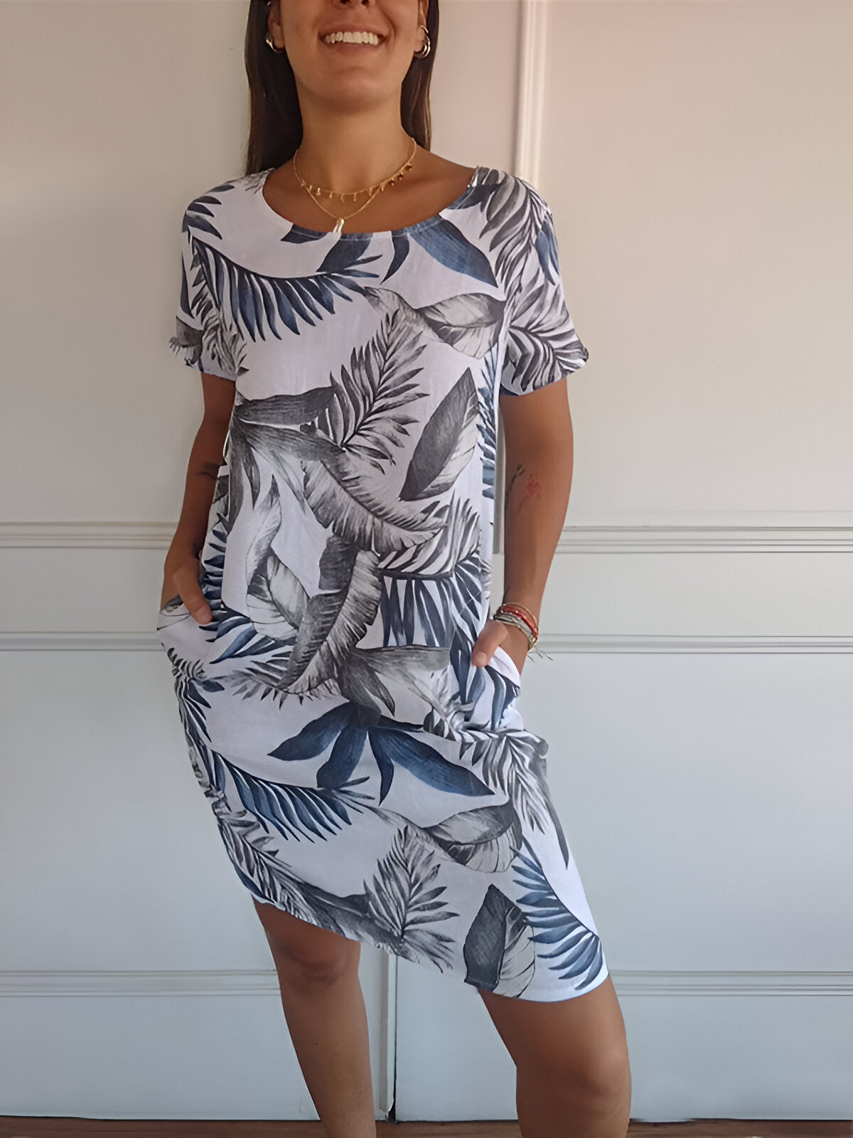 Fancy relaxed summer everyday dress for women | Vicky -9