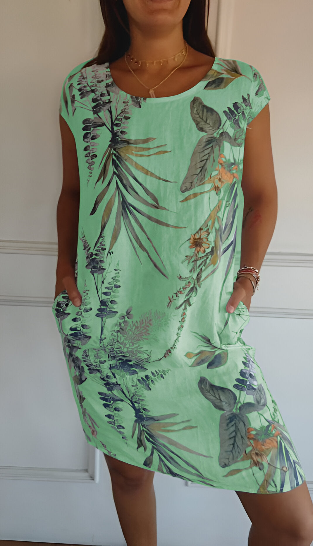 Fancy relaxed summer everyday dress for women | Vicky -4