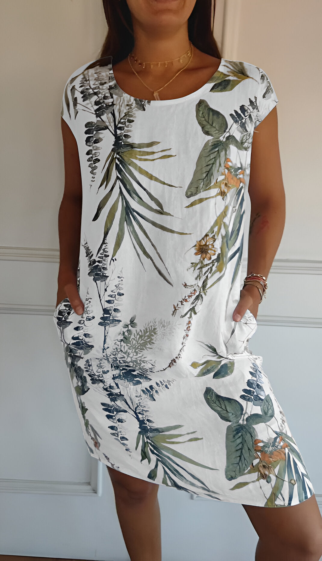Fancy relaxed summer everyday dress for women | Vicky -1