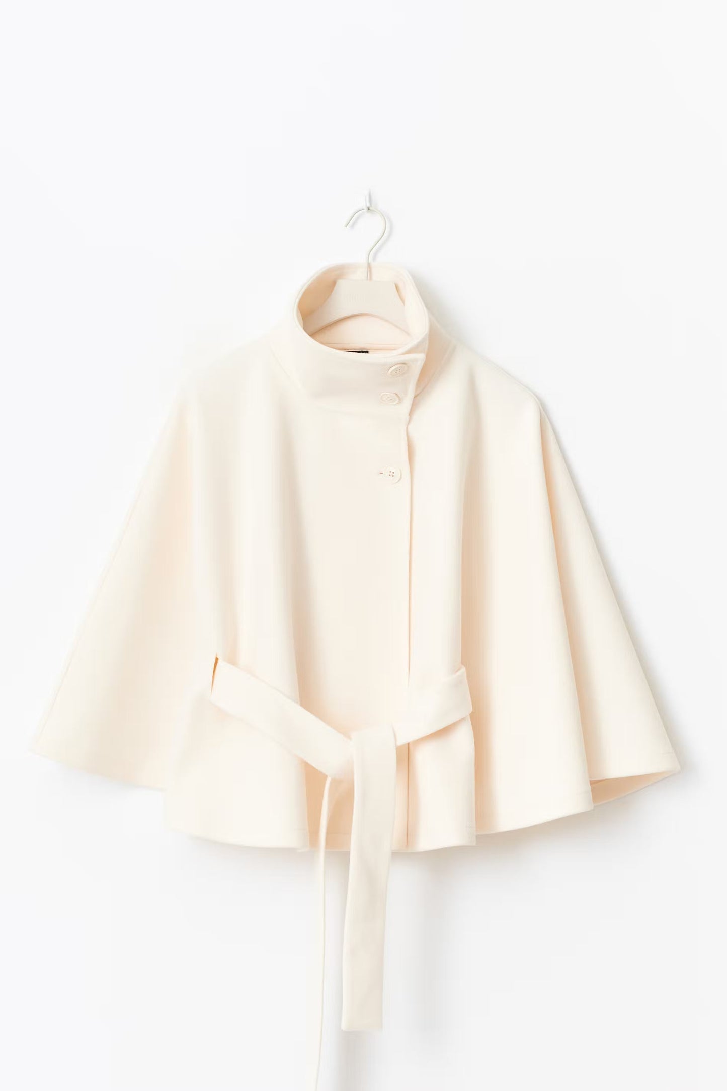 Long belted coat for women | Elvire -5