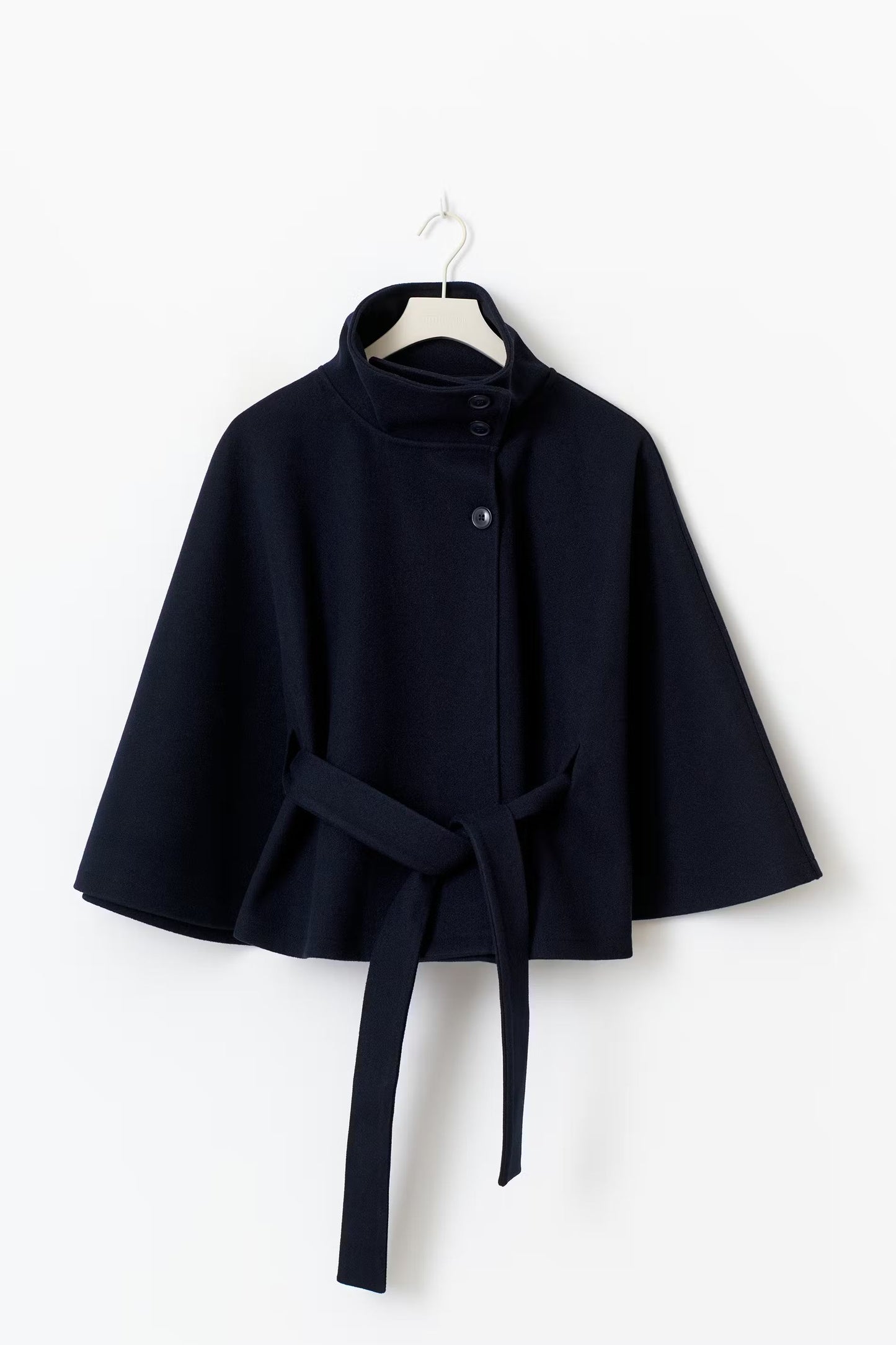Long belted coat for women | Elvire -6