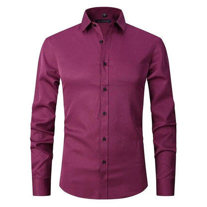 Aurelle Liam premium stretch button-up shirt for men