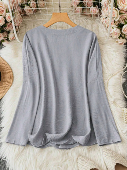 Chemisier long blouse for women -6