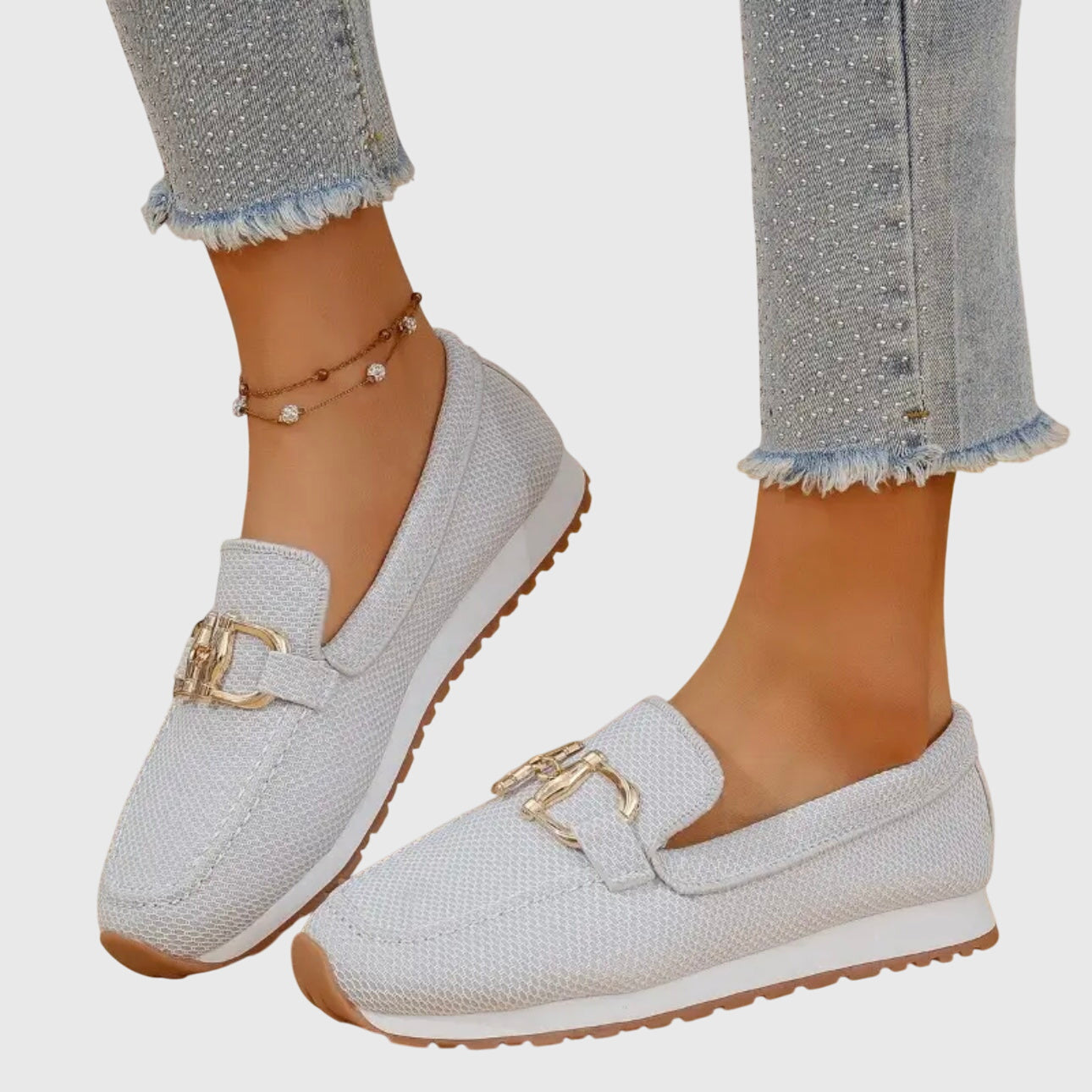 Classic orthopaedic loafer sneakers for women | Selene -7