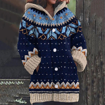 Soft thick cosy winter cardigan for women -2