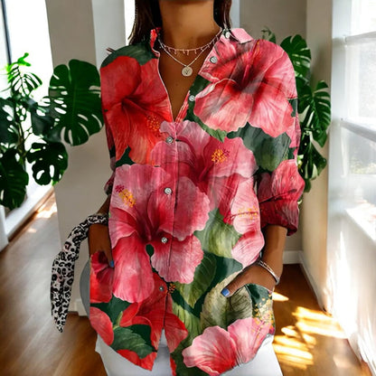 Stylish floral everyday blouse for women | Irene -1