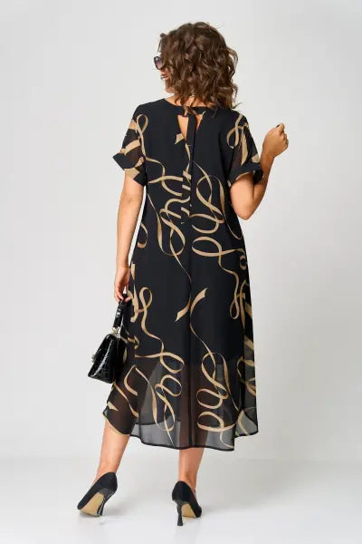 Cosy elegant relaxed everyday dress for women | Pauline -4