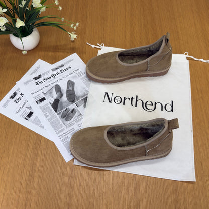 Elegant cosy winter loafers for women | Norelle -7